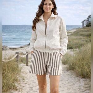 The Drop Jada High Waist Loose Fit Shorts Size Large